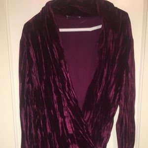 Velvet like blazer dress